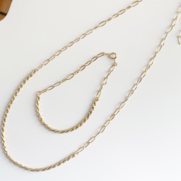 NEW SET SHASHI So Twisted Necklace & Bracelet - Picture 2 of 3